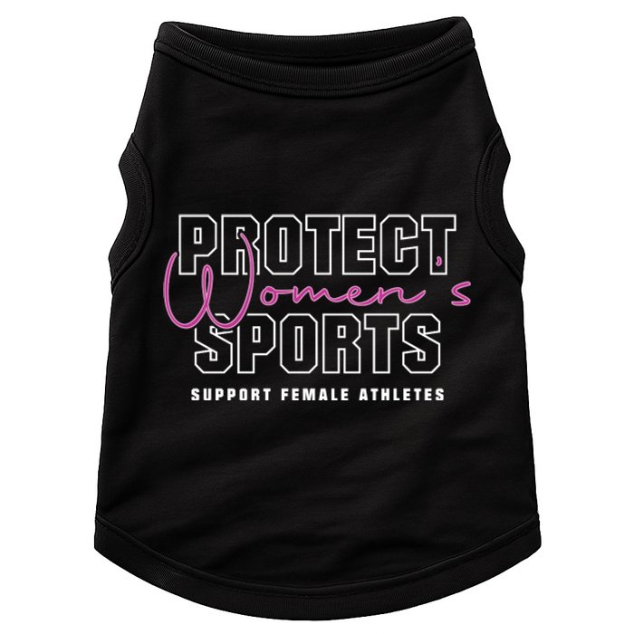 Protect Womens Sports Support Female Athletes Doggie Tank