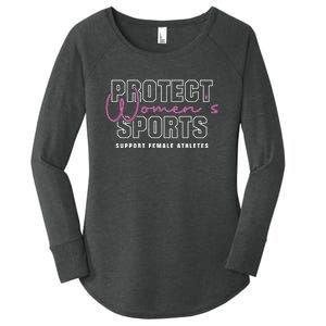 Protect Womens Sports Support Female Athletes Women's Perfect Tri Tunic Long Sleeve Shirt