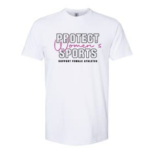 Protect Womens Sports Support Female Athletes Softstyle CVC T-Shirt