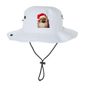 Pekingese With Santa Hat Christmas Dog Owner Lover Xmas Mom Gift Legacy Cool Fit Booney Bucket Hat