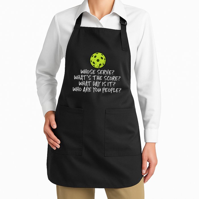 Pickleball Whose Serve Whats Score Pickle Ball Apron