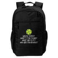 Pickleball Whose Serve Whats Score Pickle Ball Daily Commute Backpack