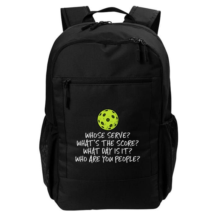 Pickleball Whose Serve Whats Score Pickle Ball Daily Commute Backpack