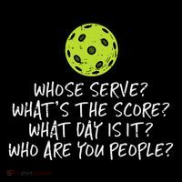 Pickleball Whose Serve Whats Score Pickle Ball Flatbill Hat