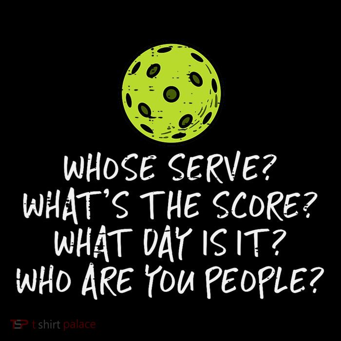 Pickleball Whose Serve Whats Score Pickle Ball Cropped Pullover Crew