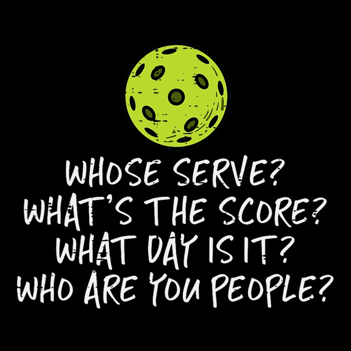 Pickleball Whose Serve Whats Score Pickle Ball Short Acrylic Beanie