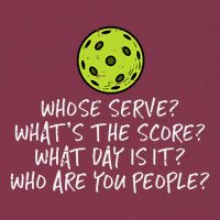Pickleball Whose Serve Whats Score Pickle Ball 16oz Travel Tumbler