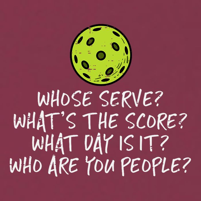 Pickleball Whose Serve Whats Score Pickle Ball 16oz Travel Tumbler