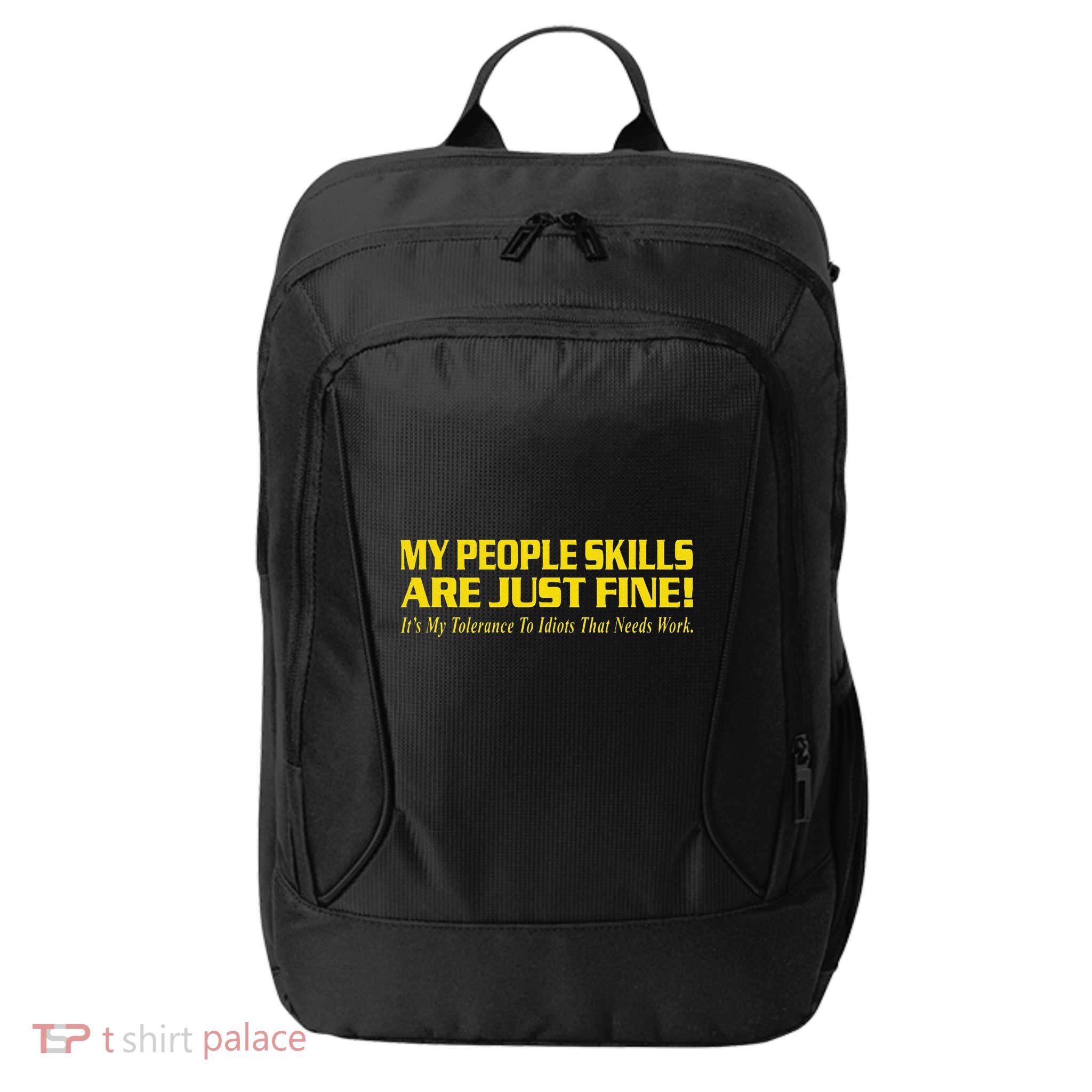 People Who Tolerate Me On A Daily Basis Sarcastic Funny City Backpack