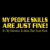 People Who Tolerate Me On A Daily Basis Sarcastic Funny Backpack