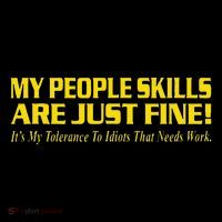 People Who Tolerate Me On A Daily Basis Sarcastic Funny Bag