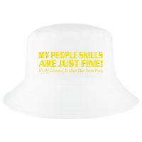 People Who Tolerate Me On A Daily Basis Sarcastic Funny Cool Comfort Performance Bucket Hat