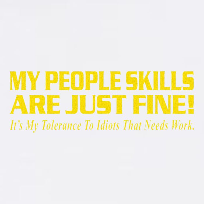 People Who Tolerate Me On A Daily Basis Sarcastic Funny Cool Comfort Performance Bucket Hat
