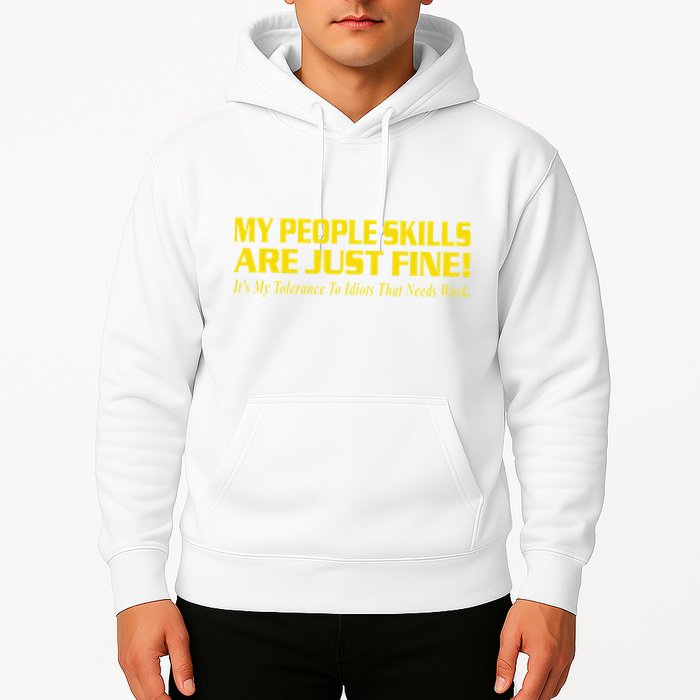 People Who Tolerate Me On A Daily Basis Sarcastic Funny Hoodie