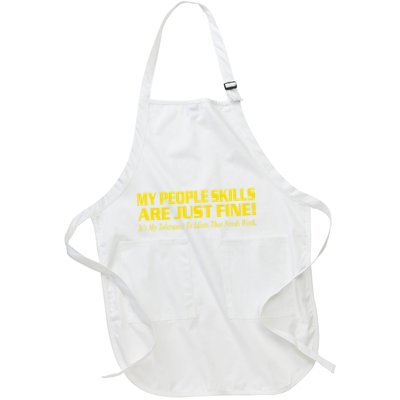 People Who Tolerate Me On A Daily Basis Sarcastic Funny Apron