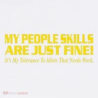 People Who Tolerate Me On A Daily Basis Sarcastic Funny Flatbill Hat