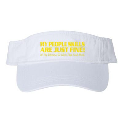 People Who Tolerate Me On A Daily Basis Sarcastic Funny Visor