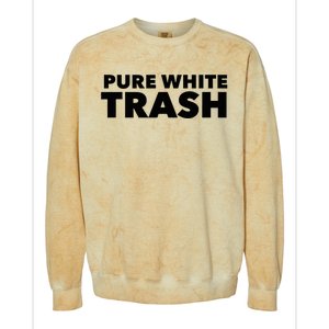 Pure White Trash Colorblast Crewneck Sweatshirt