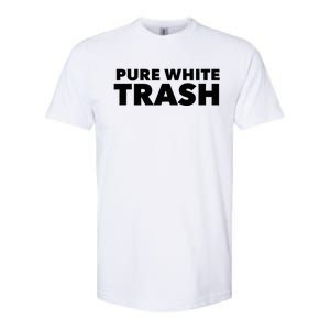 Pure White Trash Softstyle CVC T-Shirt