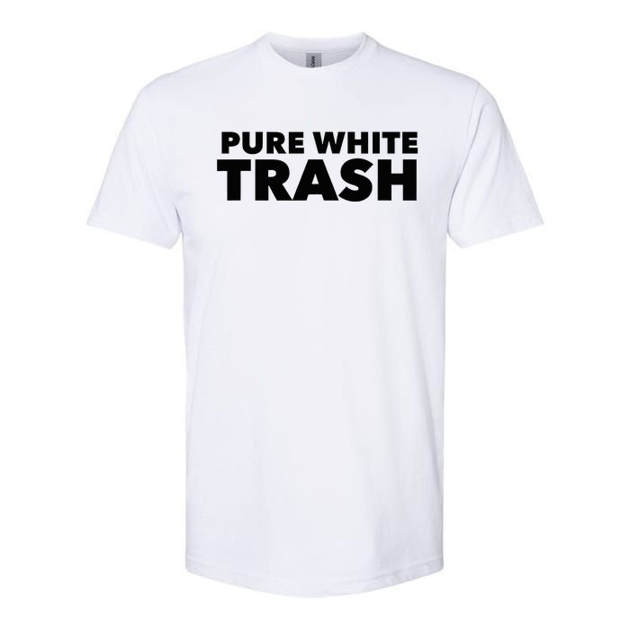 Pure White Trash Softstyle CVC T-Shirt