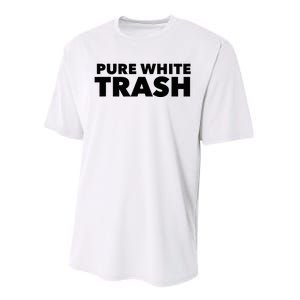 Pure White Trash Performance Sprint T-Shirt