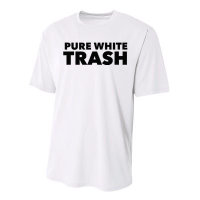 Pure White Trash Performance Sprint T-Shirt