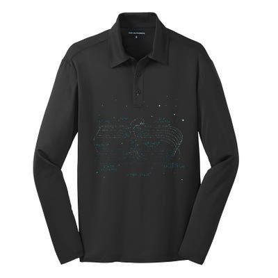 Physics Wormhole Time Travel Astrophysicists Silk Touch Performance Long Sleeve Polo