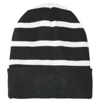 Physics Wormhole Time Travel Astrophysicists Striped Beanie with Solid Band