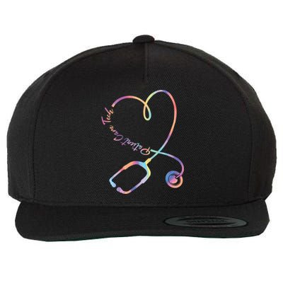 Pct Week Tie Dye Stethoscope Heart Patient Care Technician Gift Wool Snapback Cap