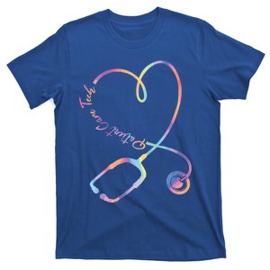 Pct Week Tie Dye Stethoscope Heart Patient Care Technician Gift T-Shirt