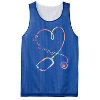 Pct Week Tie Dye Stethoscope Heart Patient Care Technician Gift Mesh Reversible Basketball Jersey Tank