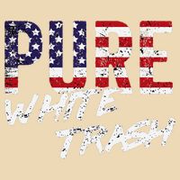Pure White Trash Funny Redneck American Flag Bag