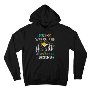 PreK Where The Adventure Begins Back To School Teachers Hoodie