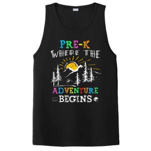 PreK Where The Adventure Begins Back To School Teachers PosiCharge Competitor Tank