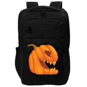 Pumpkin With Teeth Scary Face Halloween October 31St Gift Impact Tech Backpack