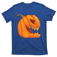 Pumpkin With Teeth Scary Face Halloween October 31St Gift T-Shirt