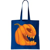 Pumpkin With Teeth Scary Face Halloween October 31St Gift Tote Bag