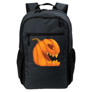 Pumpkin With Teeth Scary Face Halloween October 31St Gift Daily Commute Backpack