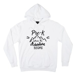 PreK Where The Adventure Begins Preschool Teacher Hoodie