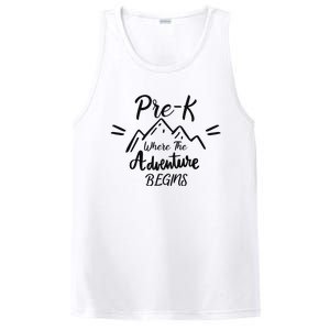 PreK Where The Adventure Begins Preschool Teacher PosiCharge Competitor Tank