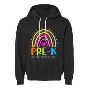 PreK Where the Adventure Begins Garment-Dyed Fleece Hoodie