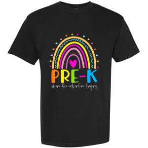 PreK Where the Adventure Begins Garment-Dyed Heavyweight T-Shirt