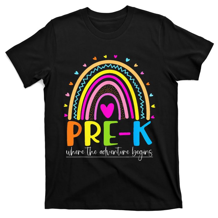 PreK Where the Adventure Begins T-Shirt