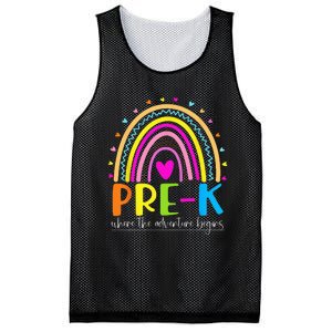 PreK Where the Adventure Begins Mesh Reversible Basketball Jersey Tank