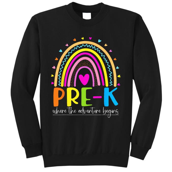 PreK Where the Adventure Begins Tall Sweatshirt