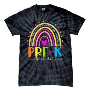 PreK Where the Adventure Begins Tie-Dye T-Shirt