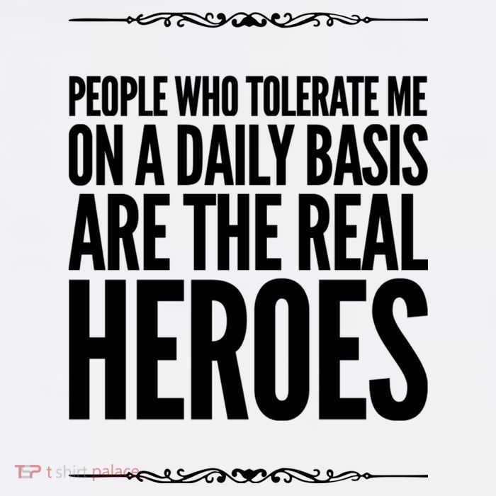 People Who Tolerate Me On A Daily Basis Are The Real Heroes Funny Mesh Reversible Basketball Jersey Tank