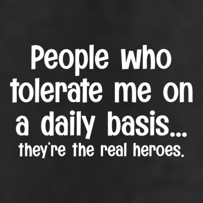People Who Tolerate Me On A Daily Basis Funny Cool Comfort Performance Bucket Hat