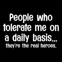 People Who Tolerate Me On A Daily Basis Funny Backpack