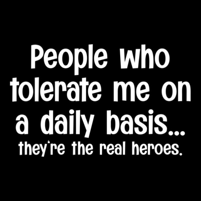 People Who Tolerate Me On A Daily Basis Funny Backpack